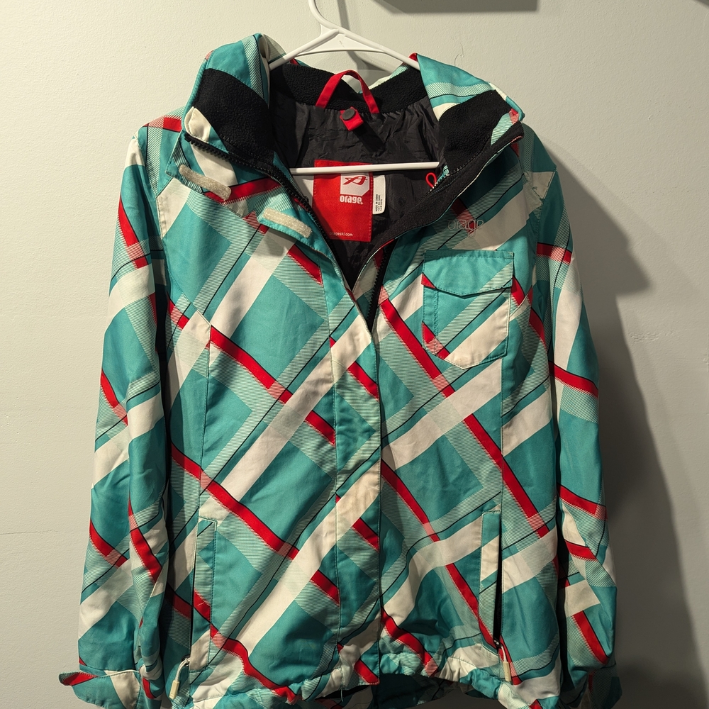 Orage Blue and Red Ski Jacket